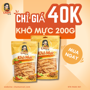 Khô Mực Tẩm Vị